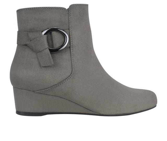 Women's Impo Gasha Wedge Booties in Smokey Taupe color