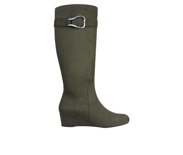 Women's Impo Gelsey Knee High Boots in Kale Green color