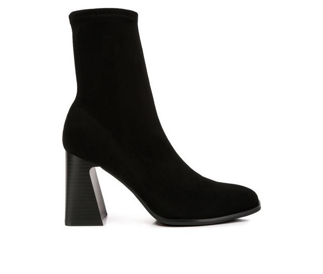 Women's London Rag Candid Heeled Booties in Black color