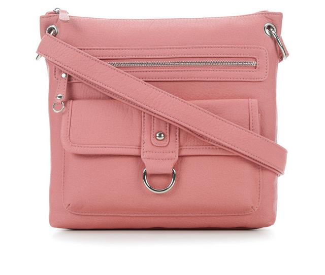 Bueno Of California GRAINY WASH CROSSBODY Handbag in ROSE FLRL PAIS color