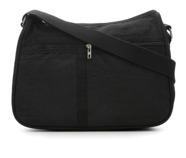 Bueno Of California CRUSH NYLON Handbag in BLACK color