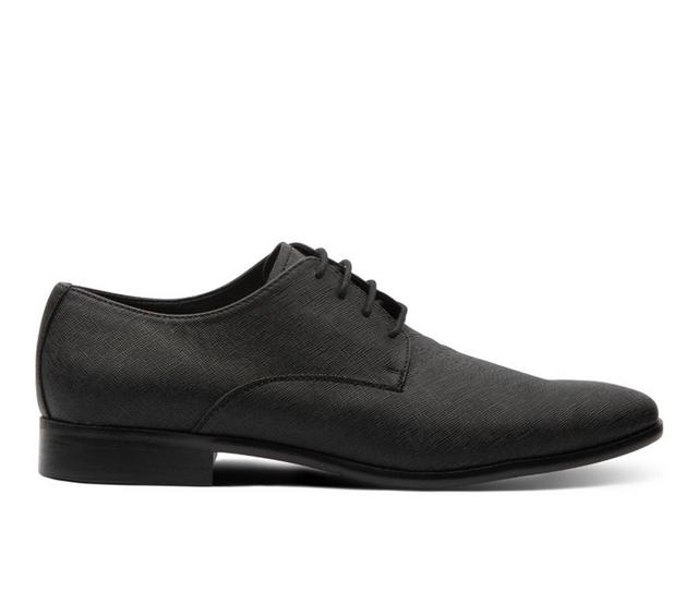 Men's RUSH Gordon Rush Milan Dress Oxfords in Black Saffiano color