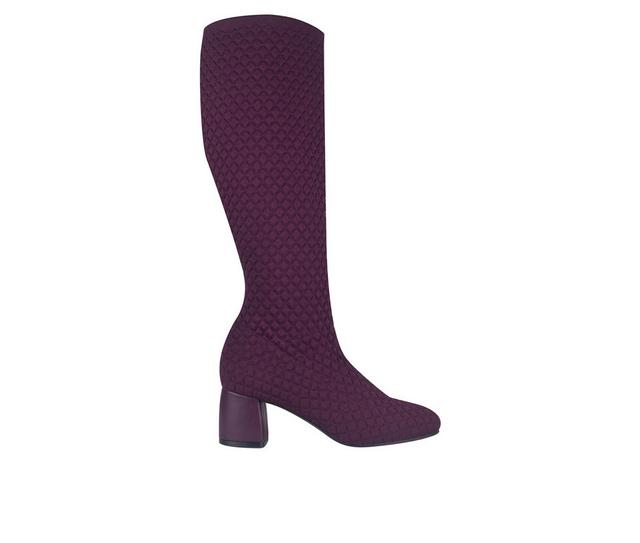 Women's Impo Jenner Knee High Boots in Burgundy color