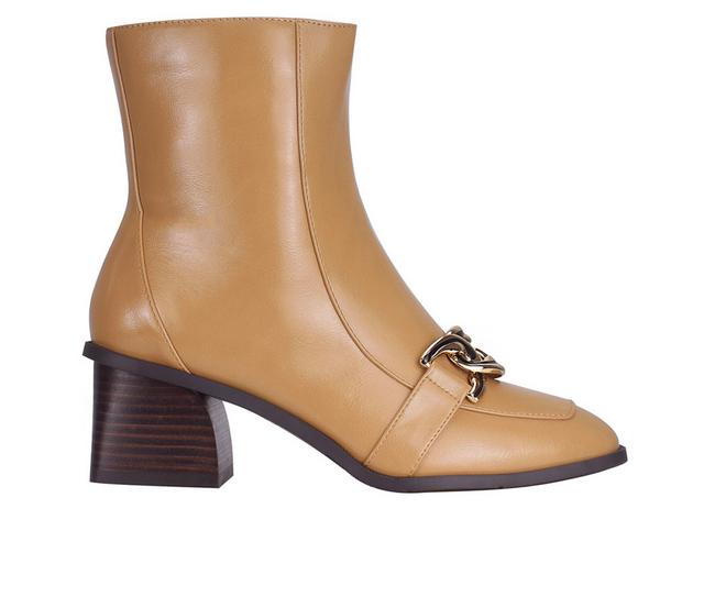 Women's Impo Jeriel Heeled Booties in Camel color