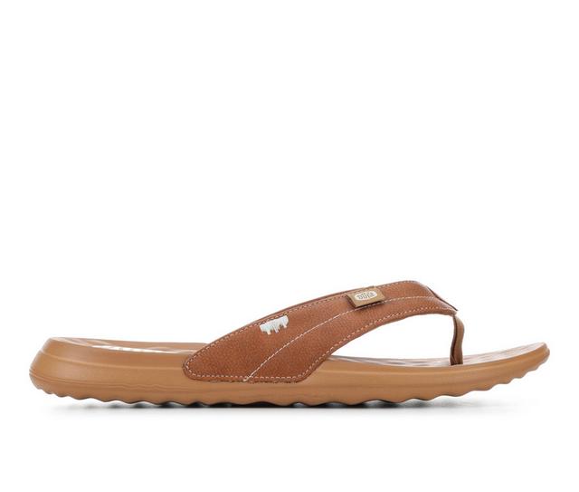 Women's HEYDUDE Christi Flip-Flops in Cognac color