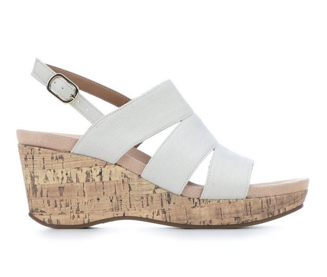 Women's LifeStride Darby Wedges in Almond Milk color