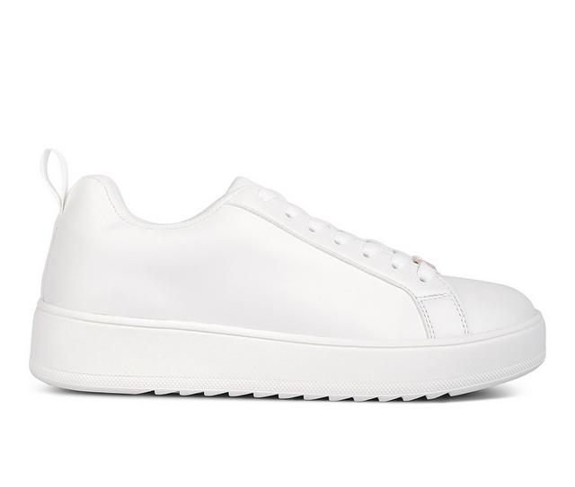 Women's London Rag Rouxy Fashion Sneakers in White color