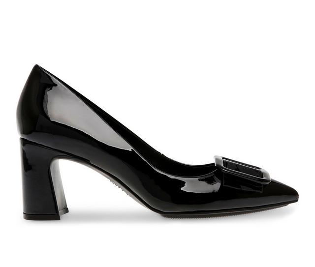 Women's Anne Klein Bentley Pumps in Black Patent color