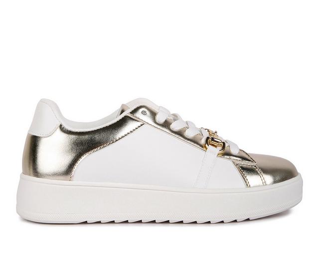 Women's London Rag Nemo Fashion Sneakers in Champagne Gold color