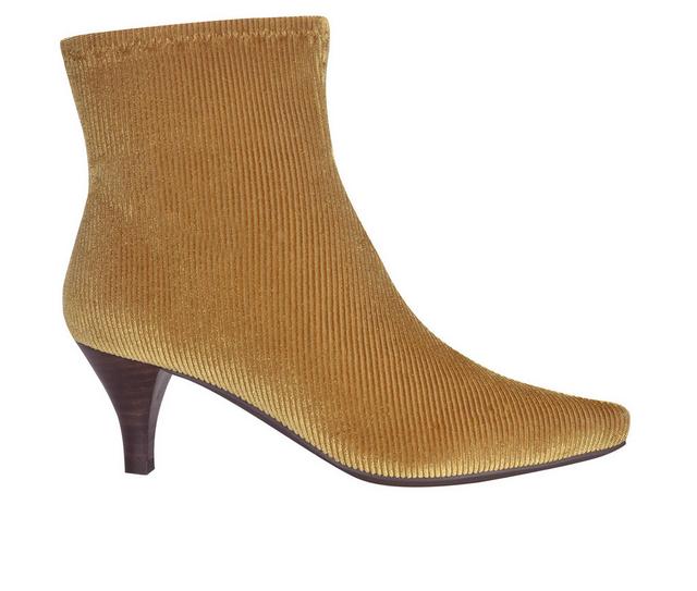 Women's Impo Naja Cord Booties in Toffee color