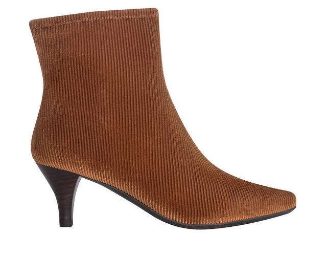 Women's Impo Naja Cord Booties in Ginger color