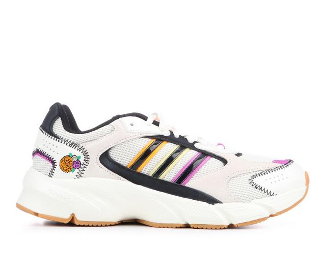 Women's Adidas CrazyChaos 2000 Sneakers in Wht/Blk/Pk DDLM color