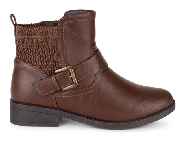 Women's Wanted Avery Booties in Brown color