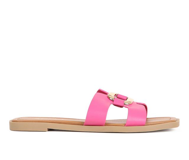 Women's Soda Feng Sandals in Pink color