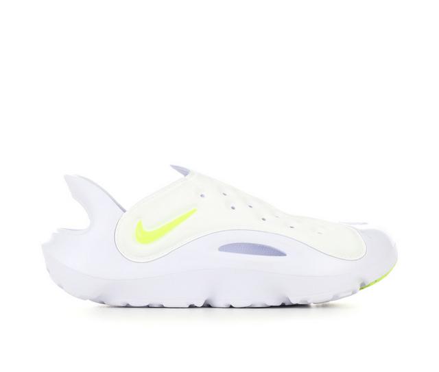 Kids' Nike Little Kid & Big Kid Sol Sandals in White/Volt color