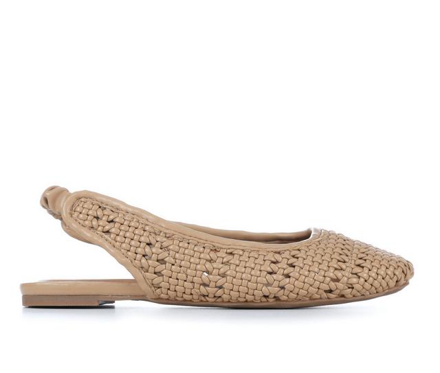 Women's Unr8ed Cassie Flats in Tan color