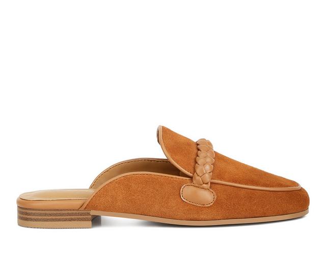 Women's Rag & Co Lavinia Mules in Tan color