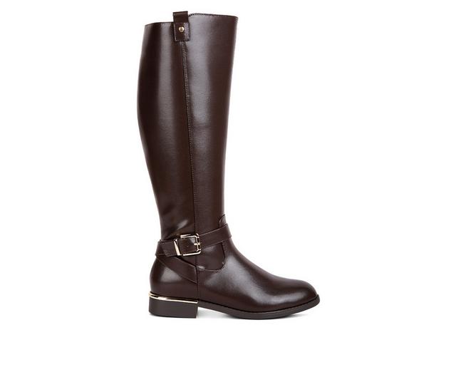 Women's London Rag Renny Knee High Boots in Brown color