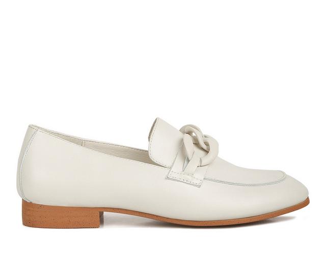 Women's Rag & Co Merva Loafers in Off White color