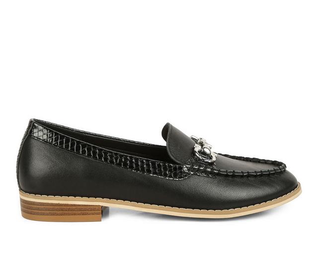 Women's Rag & Co Holda Loafers in Black color