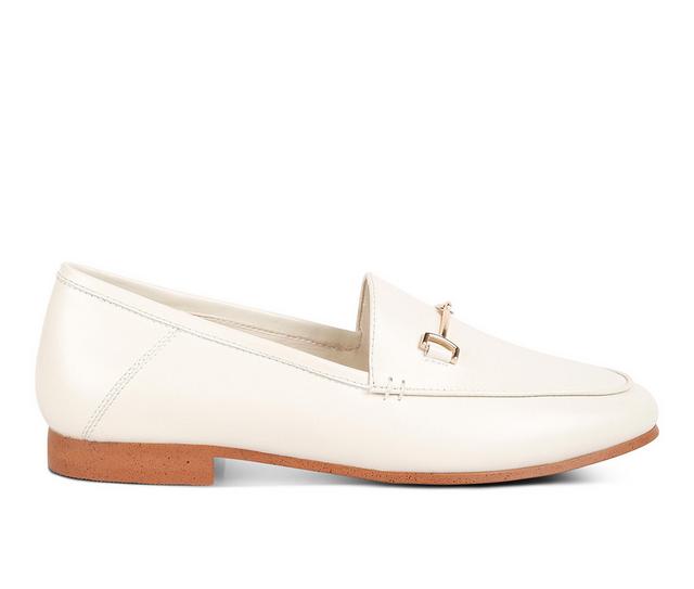 Women's Rag & Co Dareth Loafers in Off White color