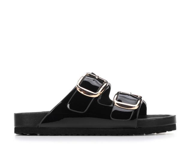 Girls' Madden Girl Little Kid & Big Kid MBodie Sandals in Black Patent color