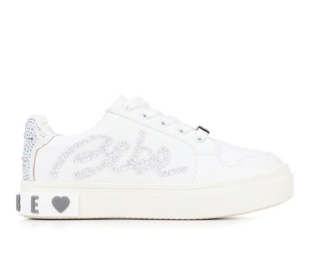 Girls' Bebe Little Kid & Big Kid Nosara Sneakers in White color