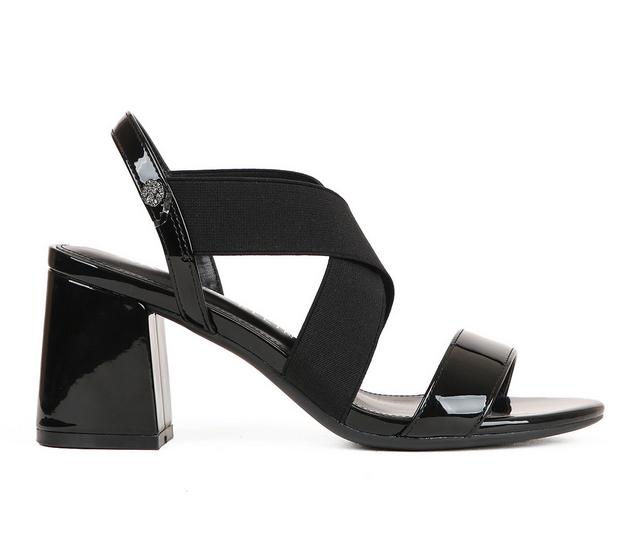 Women's Anne Klein Rose Dress Sandals in Black color