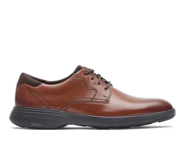 Rockport Noah Plain Toe Oxfords in New Brown color