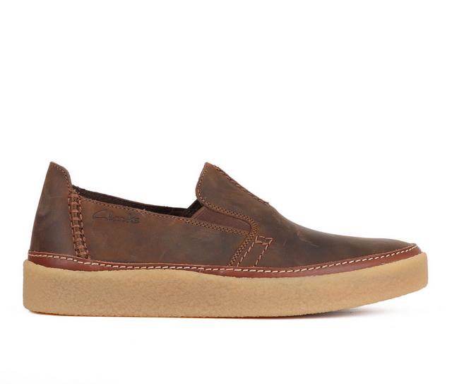 Men's Clarks Oakpark Step in Beeswax color