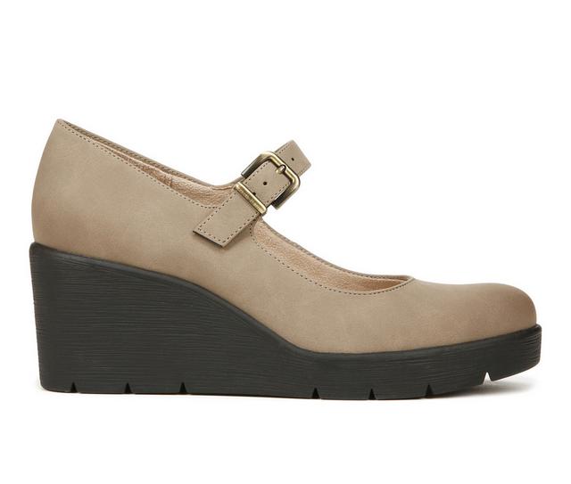 Women's Soul Naturalizer Adore Mary Jane Wedges in Mushroom Grey color