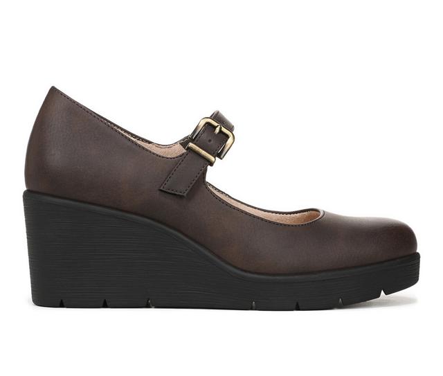 Women's Soul Naturalizer Adore Mary Jane Wedges in Chocolate color