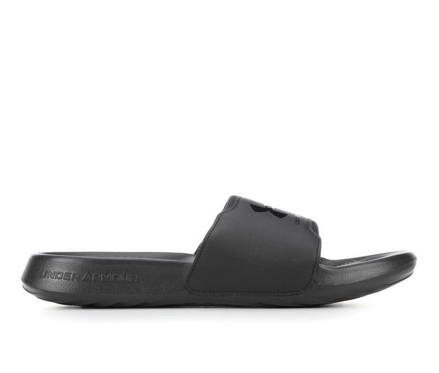 Men's Under Armour M Ignite Select Sport Slides in Black/Black color