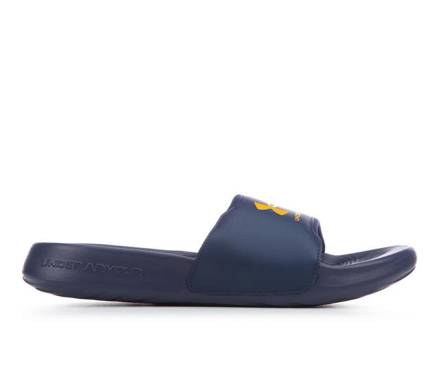 Men's Under Armour M Ignite Select Sport Slides in Midnight Nav/Gl color