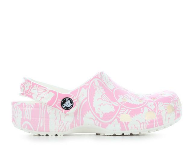 Girls' Crocs Classic Duke G 11-6 in Pink Tweed color