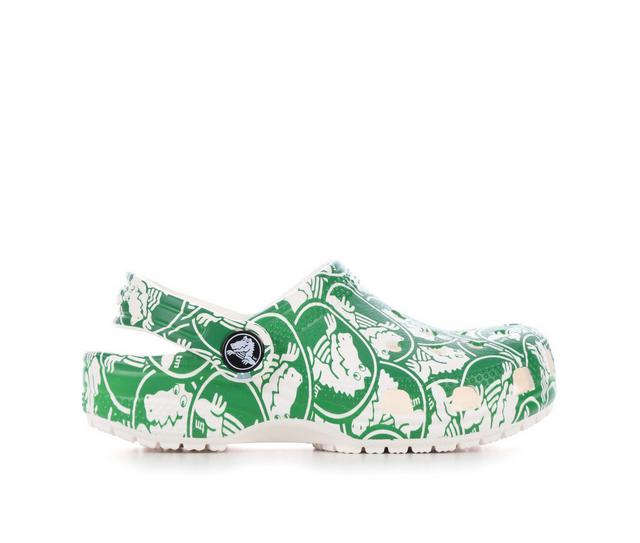 Kids' Crocs Infant & Toddler Classic Duke B Clogs in Green Ivy color