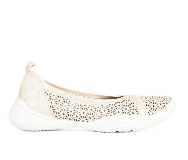 Women's JBU Emma Slip On Shoes in Cream Shimmer color