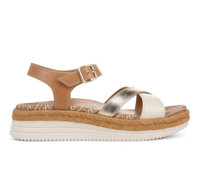 Vionic Pasadena Mar Wedges in Camel/Gold color