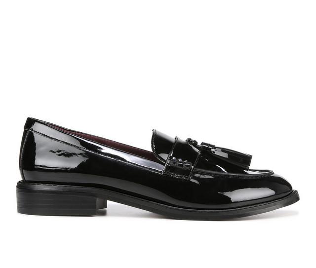 Women's Franco Sarto Carolyn Low Loafers in Black color