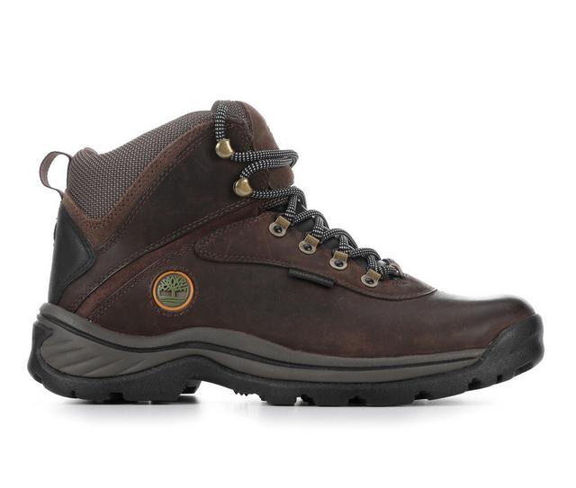 Men's Timberland White Ledge WP-M Hiking Boots in Medium Brown color