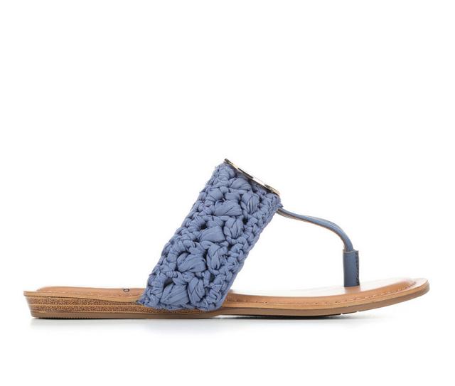 Daisy Fuentes Penelope Sandals in Blue color