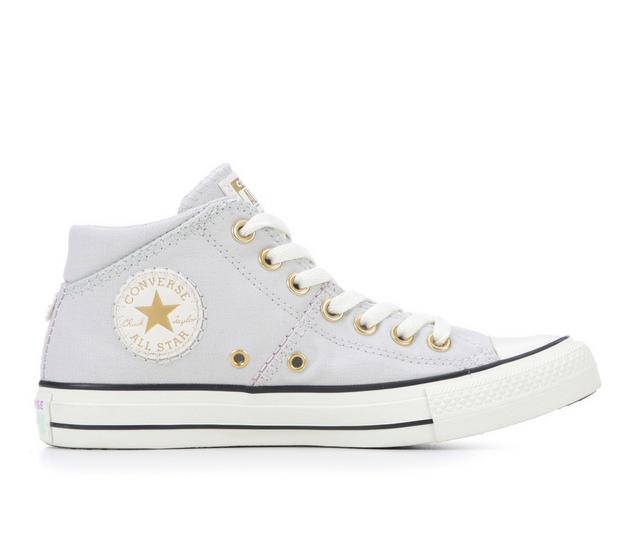 Women's Converse Chuck Taylor All Star Madison Mid Stitch Sneakers in Fossilized/Wht color