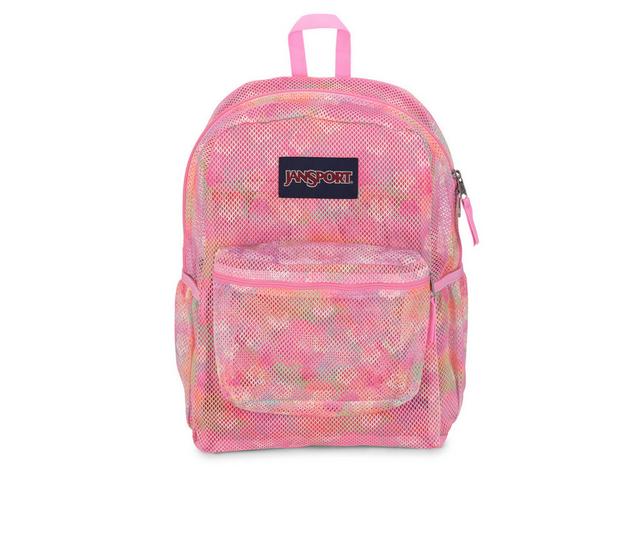 Jansport Sportbags Eco Mesh Backpack in NEON DAISY color