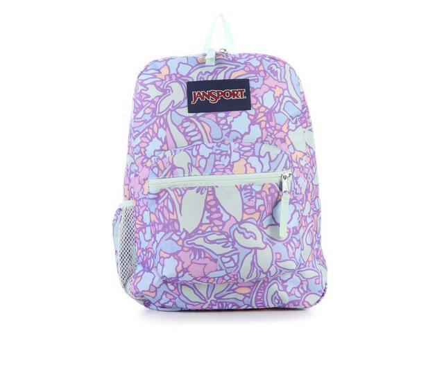 Jansport Sportbags Cross Town Plus Backpack in FLUID FLORAL color