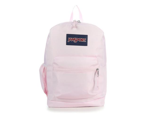 Jansport Sportbags Cross Town Plus Backpack in Pink Ice color