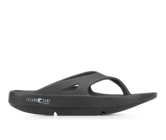 Women's Island Surf Wave L II Flip-Flops in Black color