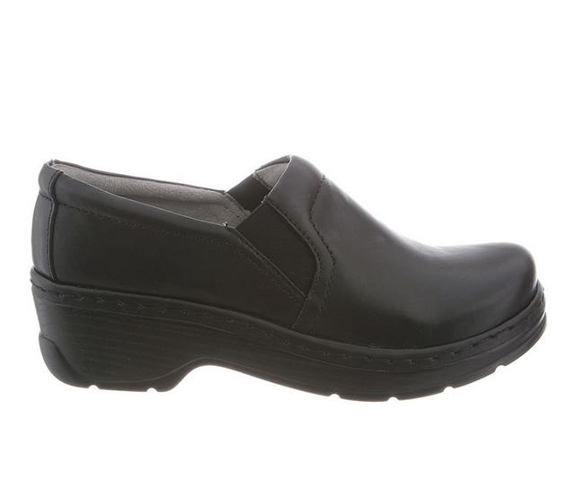 Women's KLOGS Footwear Naples Slip Resistant Shoes in Black Smooth color