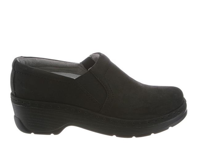 Women's KLOGS Footwear Naples Slip Resistant Shoes in Black Oiled color