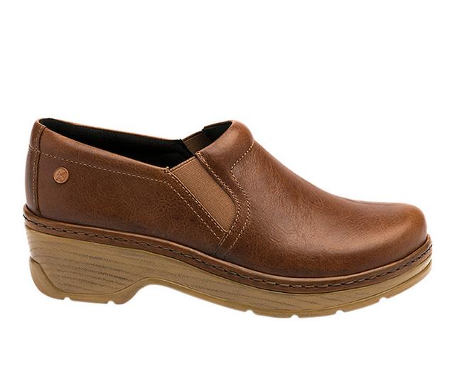 Women's KLOGS Footwear Naples Slip Resistant Shoes in Cashew color