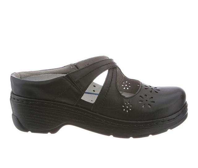 Women's KLOGS Footwear Carolina Slip Resistant Shoes in Black Smooth color